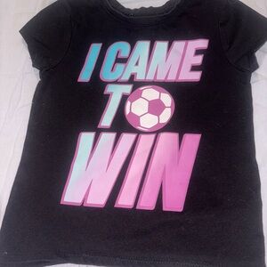 $5 SALE !! aranimals Black Soccer Graphic Tee